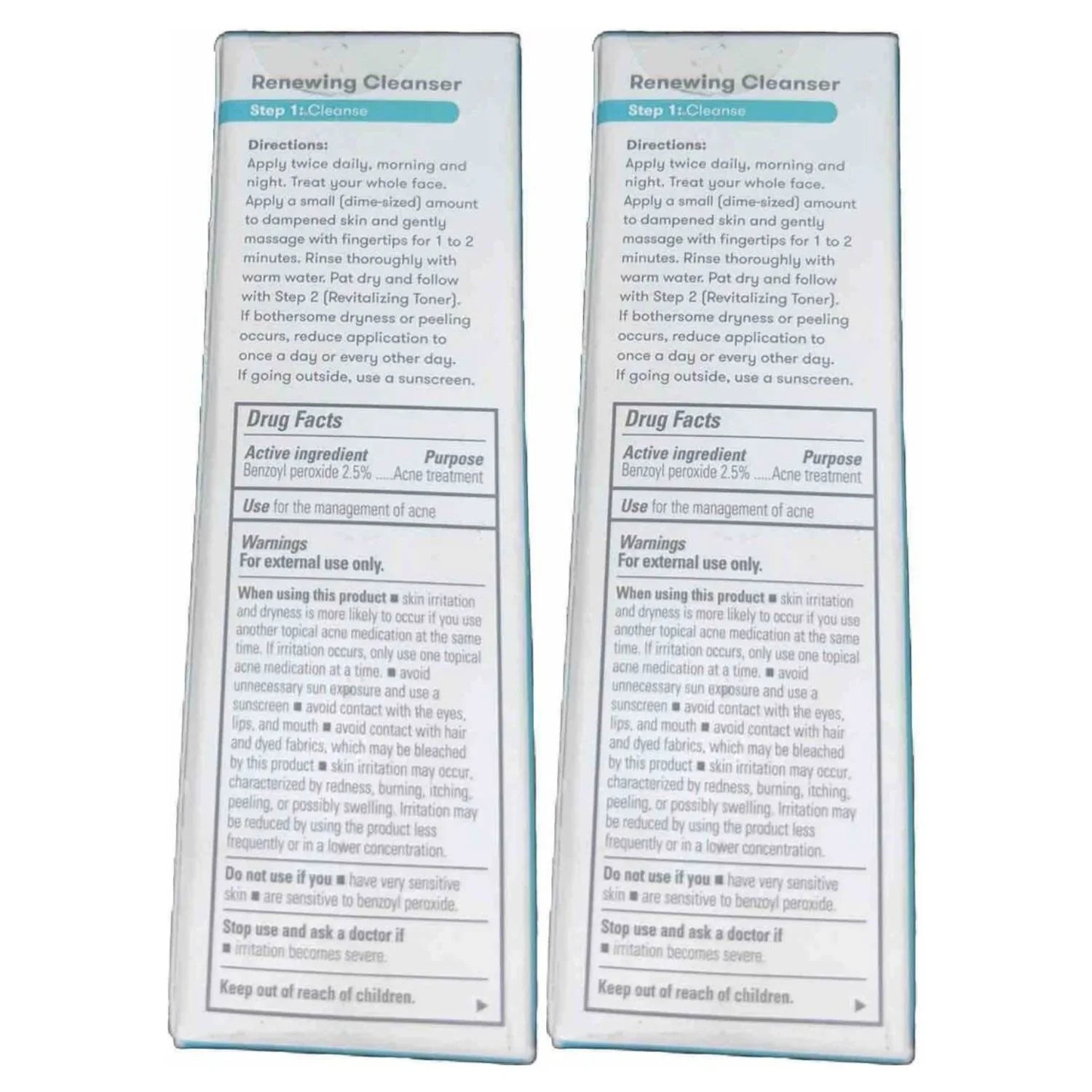 Cleanse Each 1 Cleanser of Solution 2, oz Step Renewing Acne Pack 4 Proactiv Medication