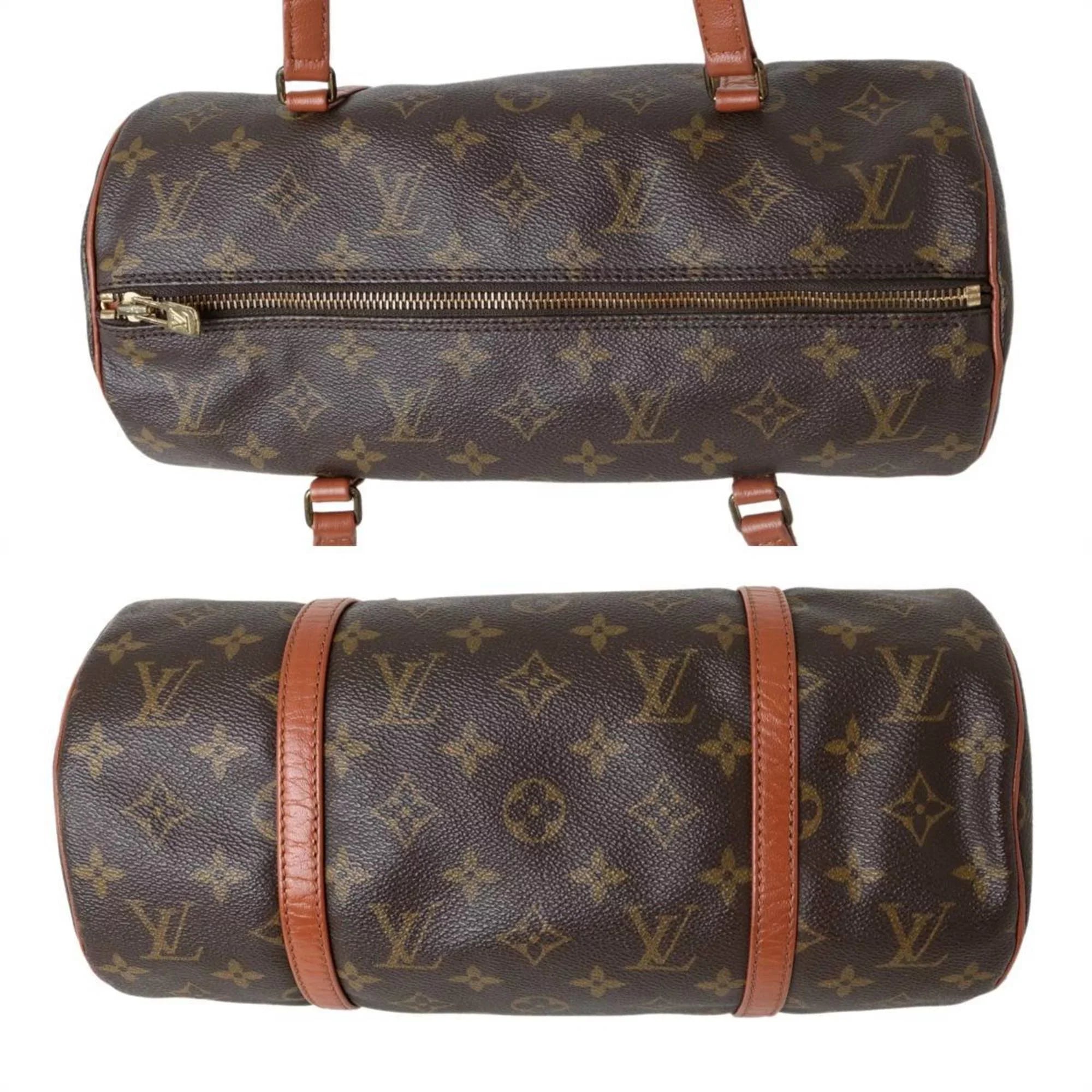 Boston 30 VUITTON M51365 Papillon Monogram Bag (Good) Pre-Owned LOUIS