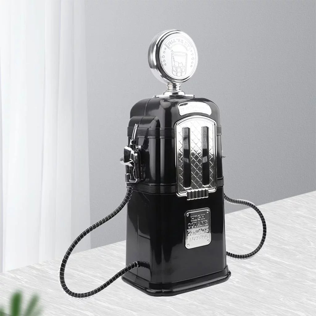 Dual Gas Dispenser Station Pump Gas Dispenser Black Vodka Beverage