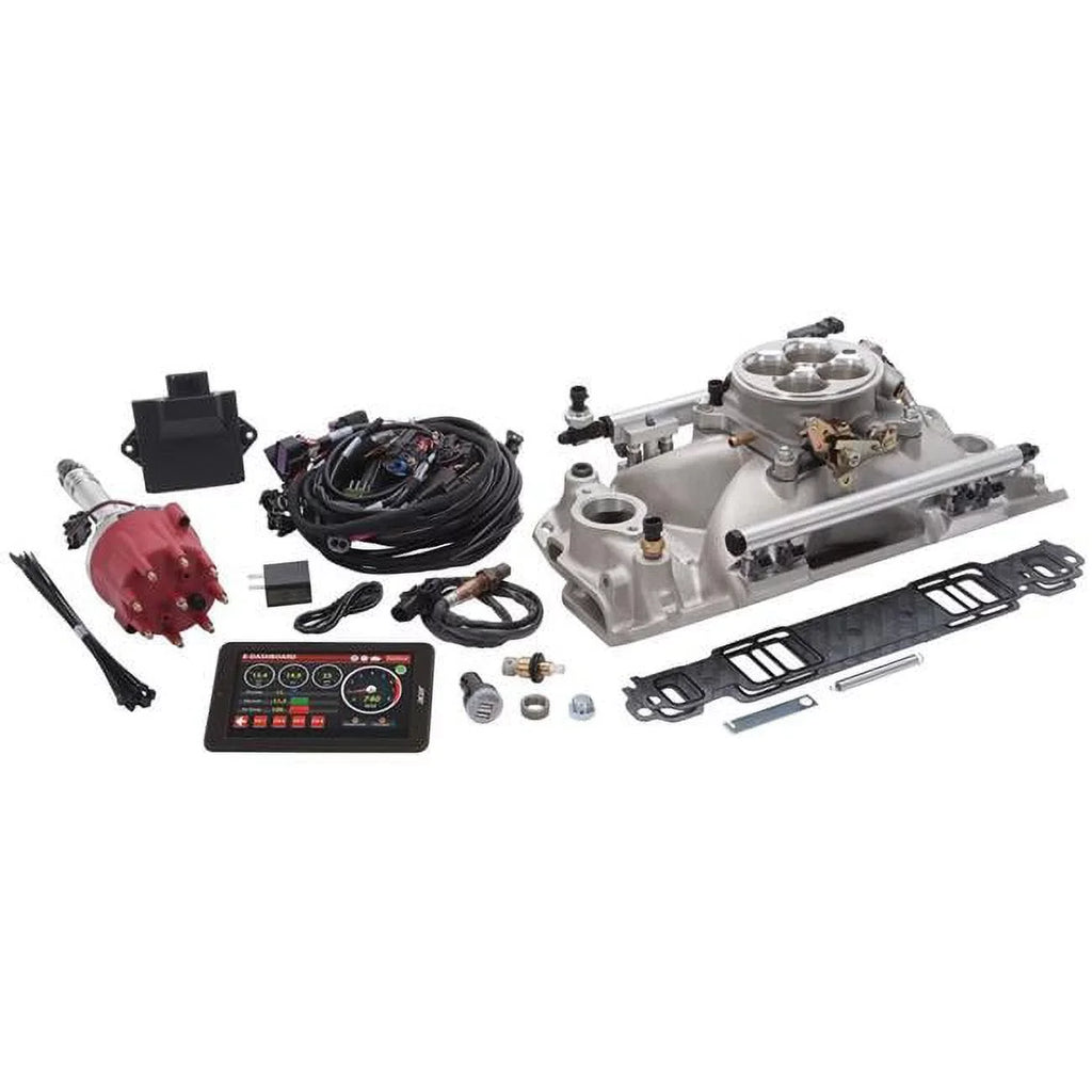 1967-1986 Pro-Flo Edelbrock CHEVROLET Port Multi EDE35690 Chevy CAMARO, 1969-1986 Small - select: Distributor Block Injection 1000 for Fuel Square C10 4 Natural Fits CHEVROLET Bore Sequential CFM