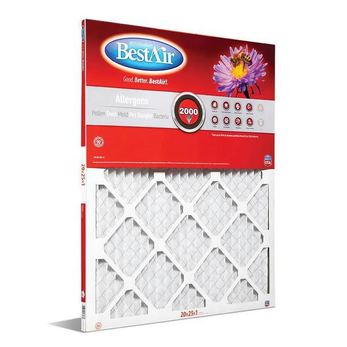 Furnace BestAir 20"x25"x1" AC Filters MERV 11