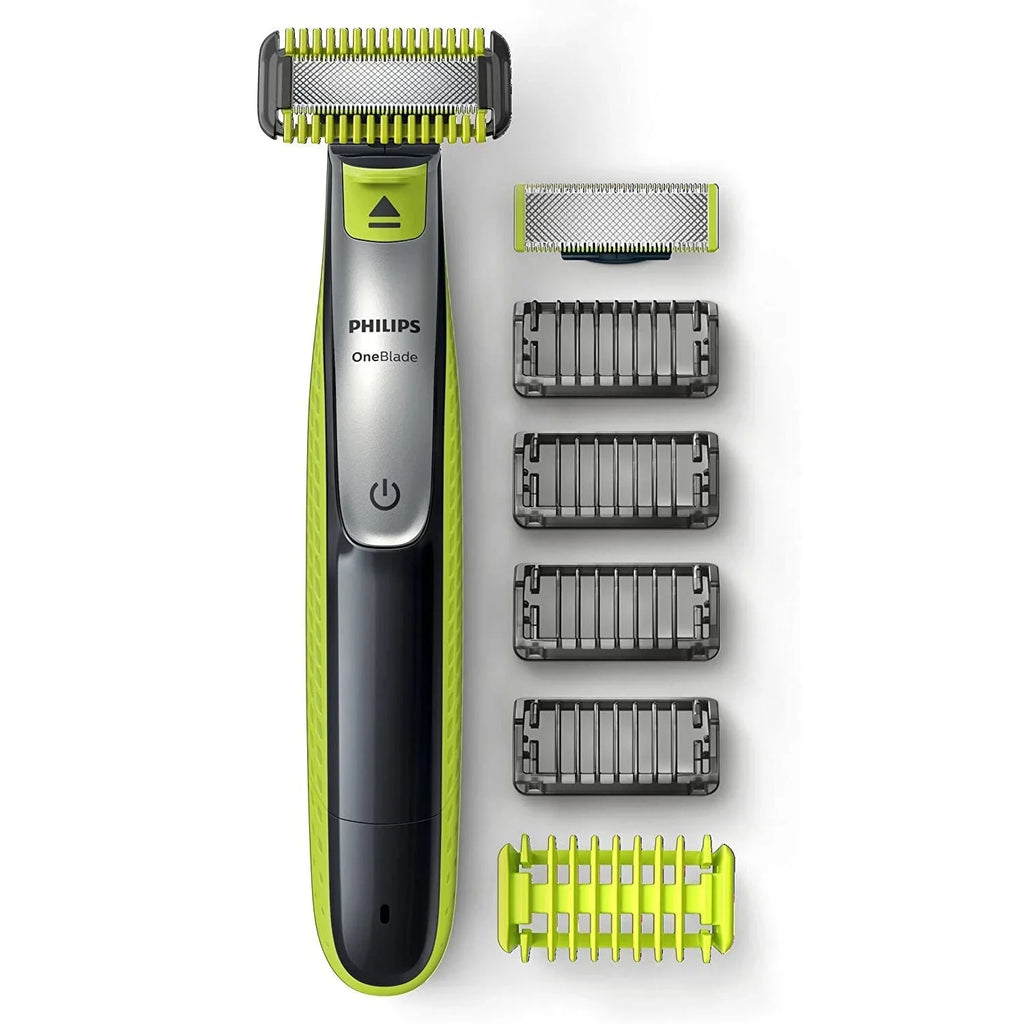 Trimmer, Cordless and Face Body Philips Rechargeable Battery, Electric - Green