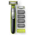 Trimmer, Cordless and Face Body Philips Rechargeable Battery, Electric - Green