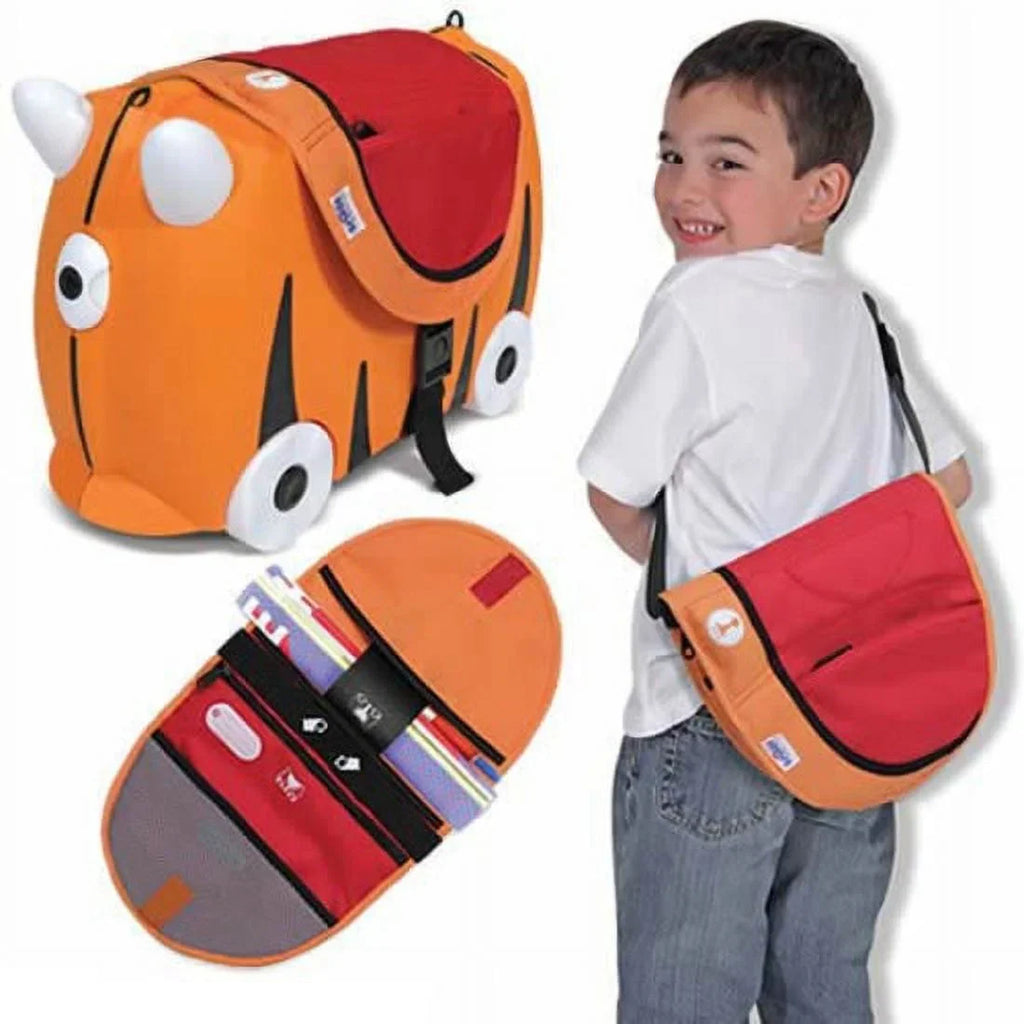 Red Carrying School Orange, Stationery, Case Trunki