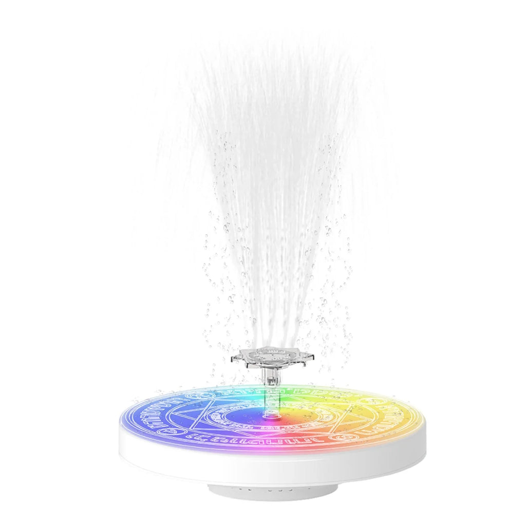 with Fountain Dcenta for Garden Pond Fountains Powered Light Solar Control Remote Bird Bath