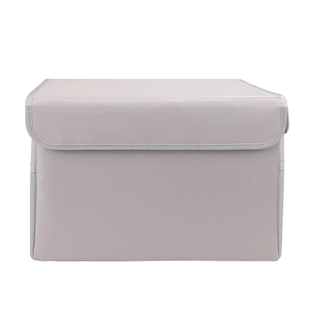 Sturdy and Car, Fireproof Home Ideal Handles for Storage Office with Lid Irfora Waterproof Box,