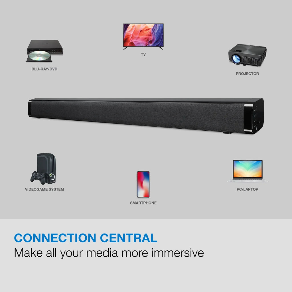 ITB031B Wireless 29" Soundbar, iLive Bluetooth