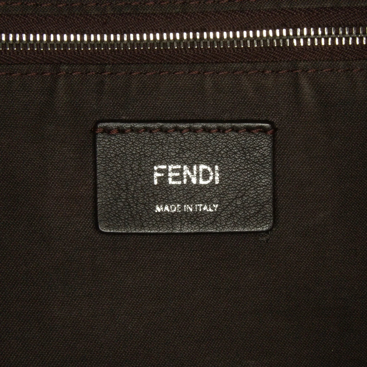 Fendi Unisex Fabric Canvas Bag (Good) Brown Pre-Owned Coated Tote Zucca Authenticated