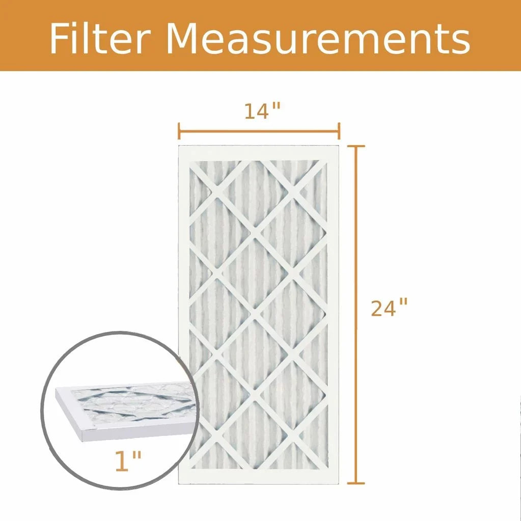 Filter - Key Pleat oxygen Purolator 8 MERV (6 Pack) 14x24x1