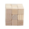 '- 966026B Nautal Omni Piece Toys 30 Pine, Blank Block Wooden