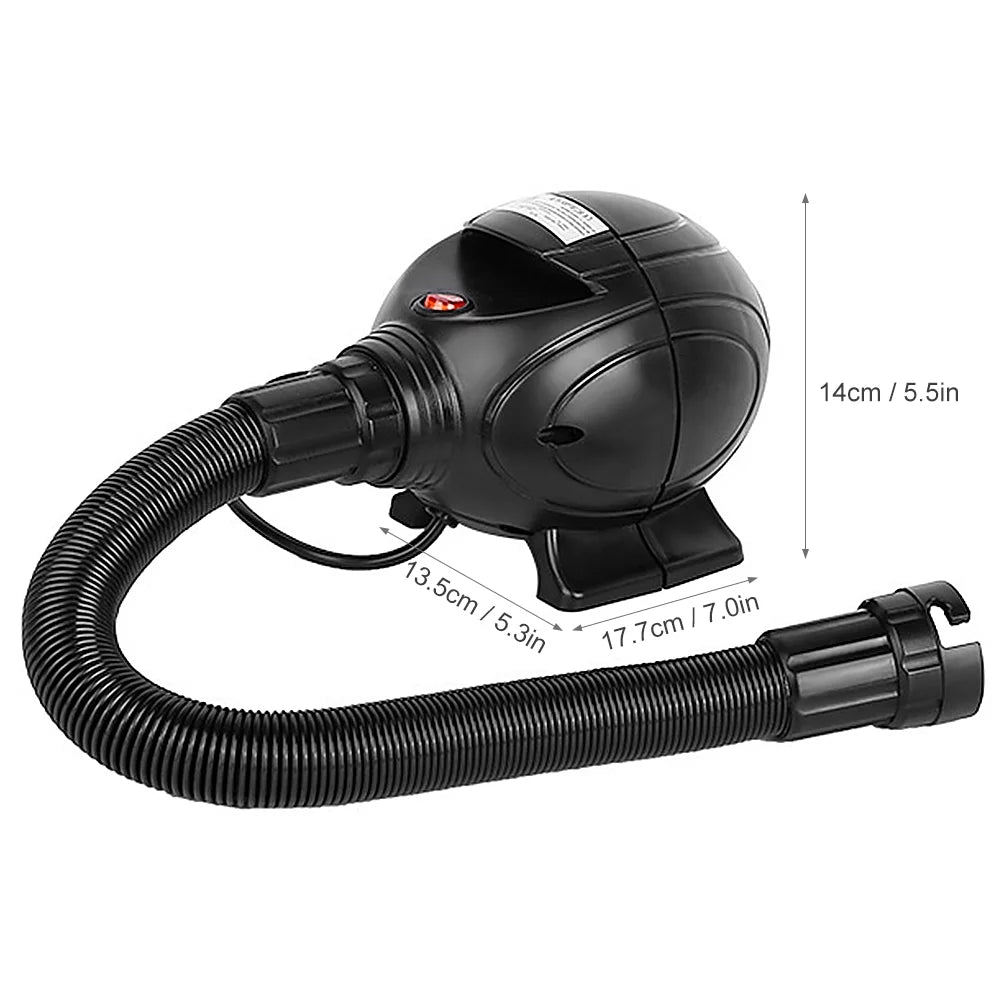 Anself Nozzles Pool Electric 3 Bed Pump Inflator Float oxygen for oxygen 800W Inflatables movable with Deflator