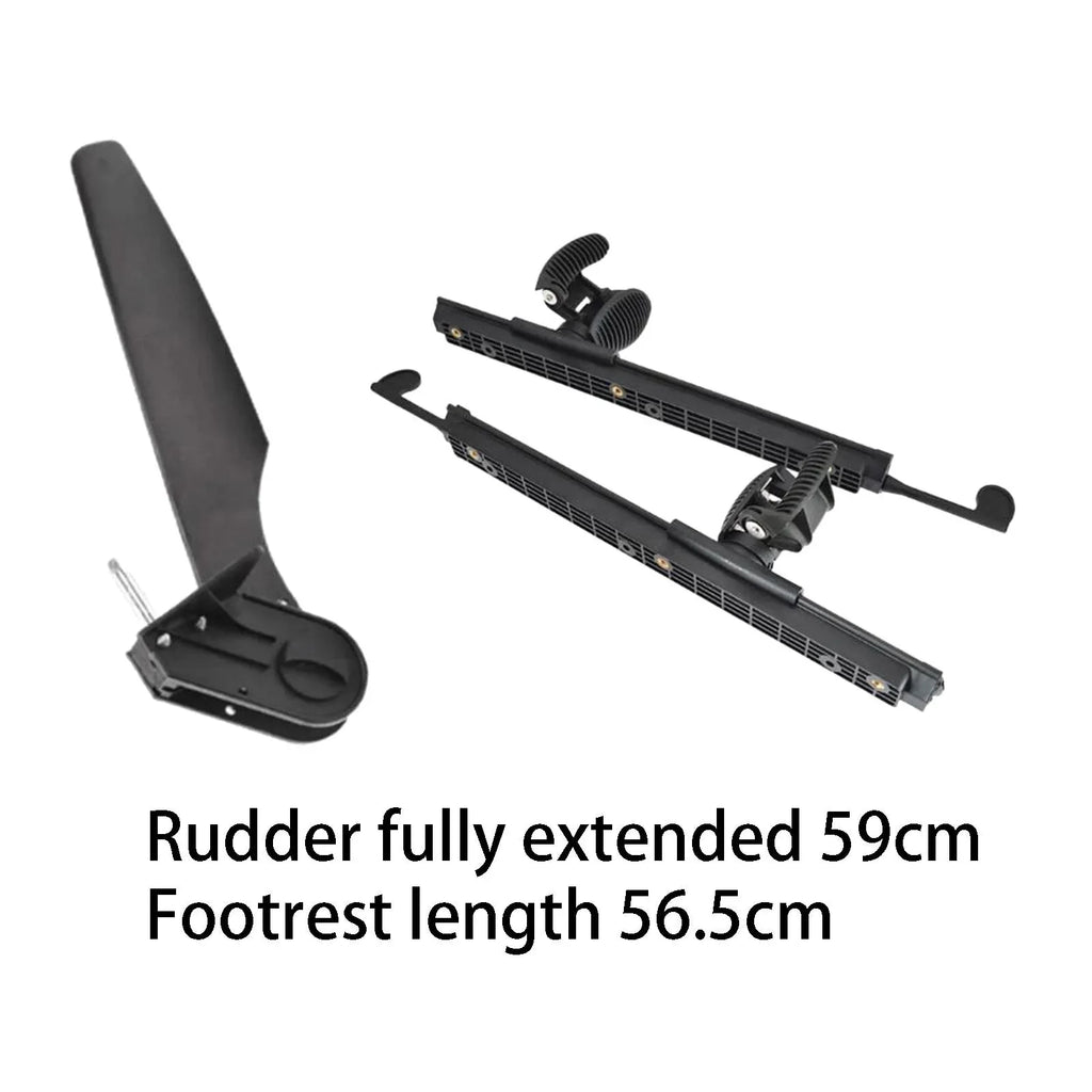 Watercraft Boat Rudder Rudder Canoeing Accessories Kayak Brace Pegs Foot Kayak Fishing Foot Tnarru Boat Marine for Tail Pedals with