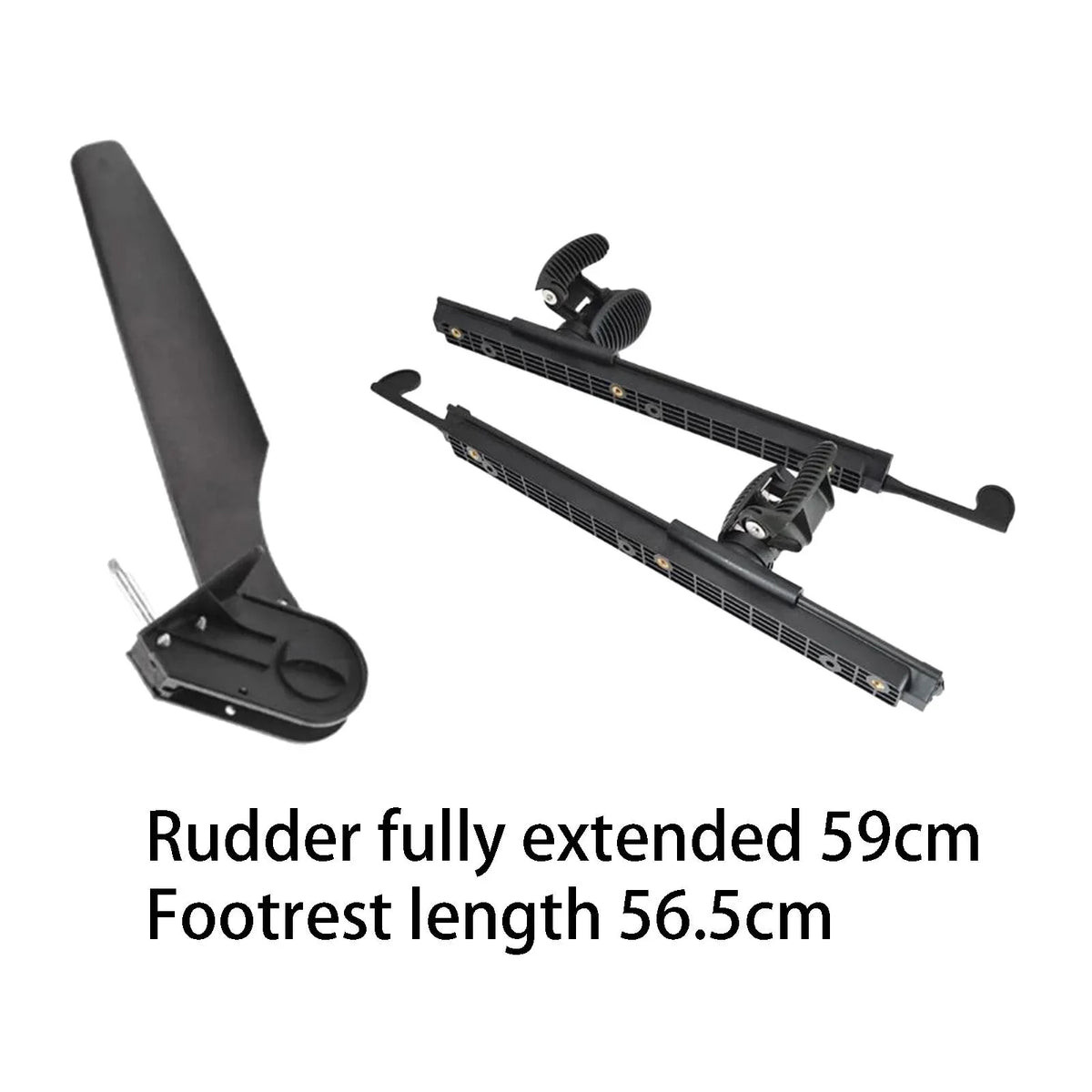 Watercraft Boat Rudder Rudder Canoeing Accessories Kayak Brace Pegs Foot Kayak Fishing Foot Tnarru Boat Marine for Tail Pedals with