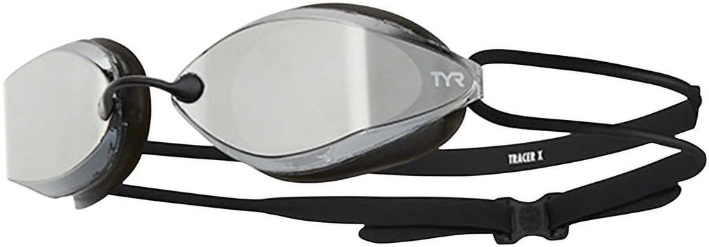 Mirrored Tracer Frame/Silver X Gasket/Silver Lens Goggle BLK Mirror Racing Metallic TYR