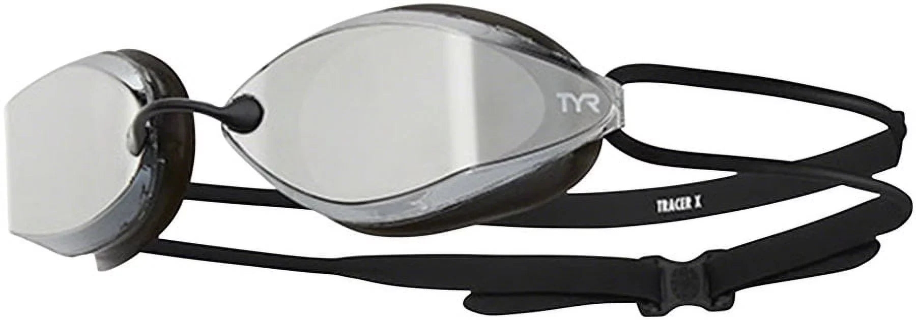 Mirrored Tracer Frame/Silver X Gasket/Silver Lens Goggle BLK Mirror Racing Metallic TYR
