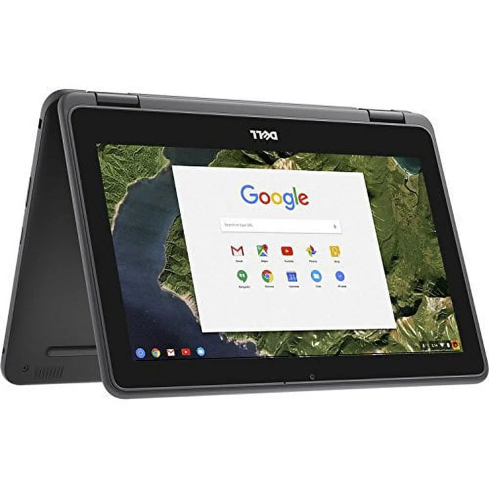 4GB X2 1.6GHz Intel Chromebook - 11 3189 Dell Pre-Owned (Fair) 32GB, Black Celeron N3060