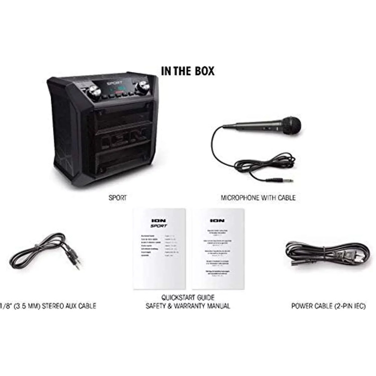 Wireless System Restored Audio Rugged (Sport SPORT (Refurbished) Bluetooth Tailgater) All-Weather ION Speaker