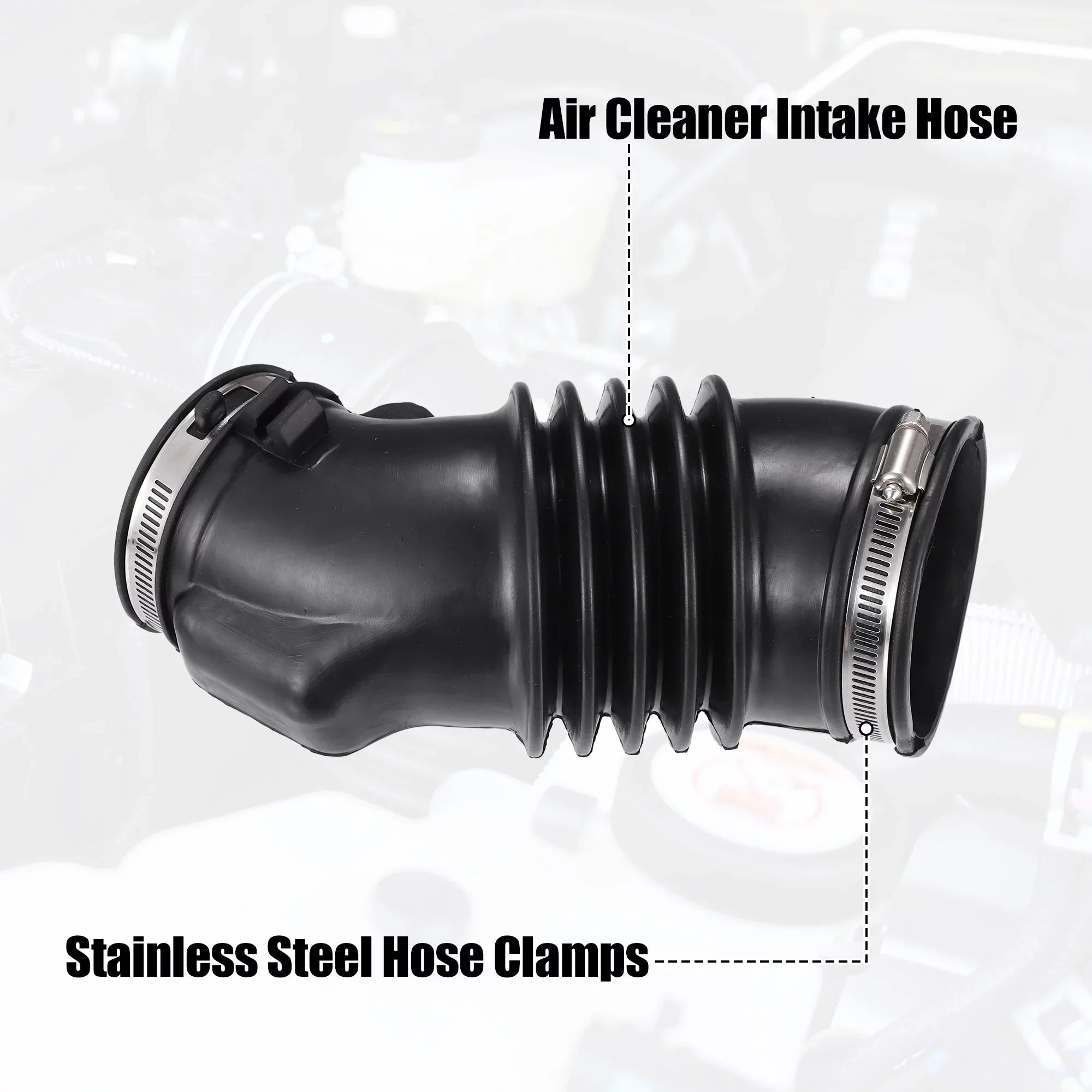 '- Intake Unique Pilot with for Hose 2009 Honda Clamps Stainless oxygen Cleaner 2015 Hose Bargains Steel