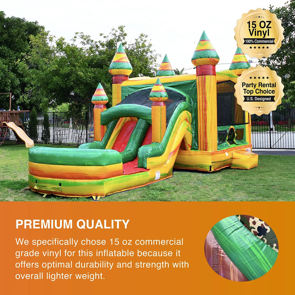 for Water (with Adults Bounce Fiesta Pool Theme Commercial with House Blower), JumpOrange Kids Slide Grade and