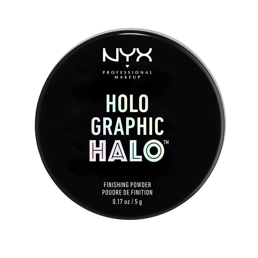 Nyx Finishing Holographic Ounce Halo Makeup 0.17 Powder, Professional Mermazing,
