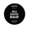 Nyx Finishing Holographic Ounce Halo Makeup 0.17 Powder, Professional Mermazing,