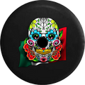 JL 2018 2019 Roses RV Tire 32 Cover Colorful Backup Inch Sugar Mexican Skull Wrangler Spare Jeep for with Camera