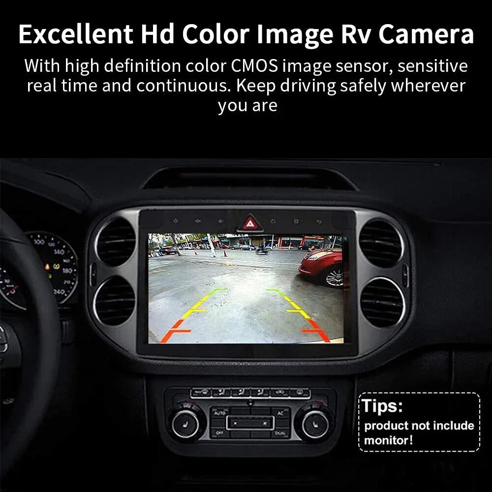 Waterproof Viewing Universal Cars Rear Wired for View American IP68 - - Camera Angle KingFurt Vision Cam Night Backup - 170°