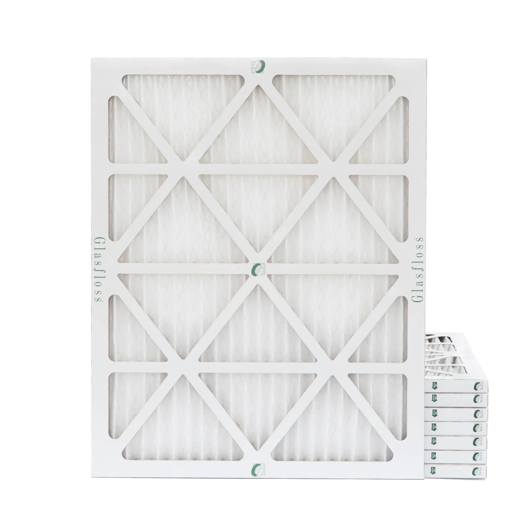 Exact Size: 10 Furnace ( 14x20x1 7/8 x Filters 8 AC Glasfloss 13-1/2 Industries. 19-1/2 Pack by atmospheric ) x Pleated MERV