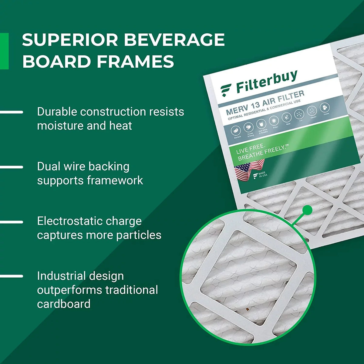 (12-Pack) Pleated AC MERV 10x14x1 HVAC Furnace Filterbuy 13 Filters atmospheric