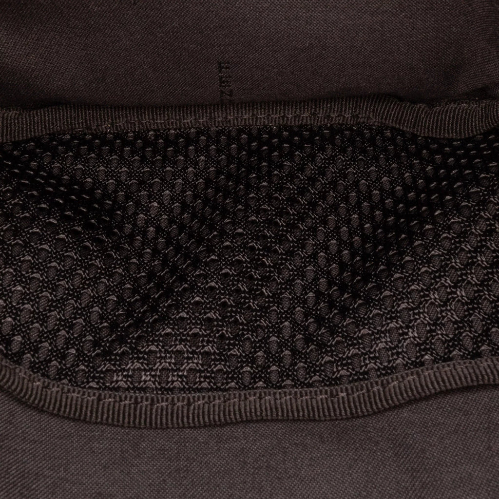 Knit Neoprene Bag Belt Pocket Perforated Grace Black Unisex Fendi Pre-Owned (Good) Vitello Authenticated Fabric FF