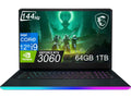 Bezel SSD, 64GB DDR5 RAM, Titanium GeForce i9-12900H, Win 4, GE76 144Hz Laptop, 14-Core Webcam, Gaming FHD RGB 11 Gen 17.3" RTX Thin 1TB Thunderbolt Home, 3060) MSI Raider Backlit, (Intel 12th