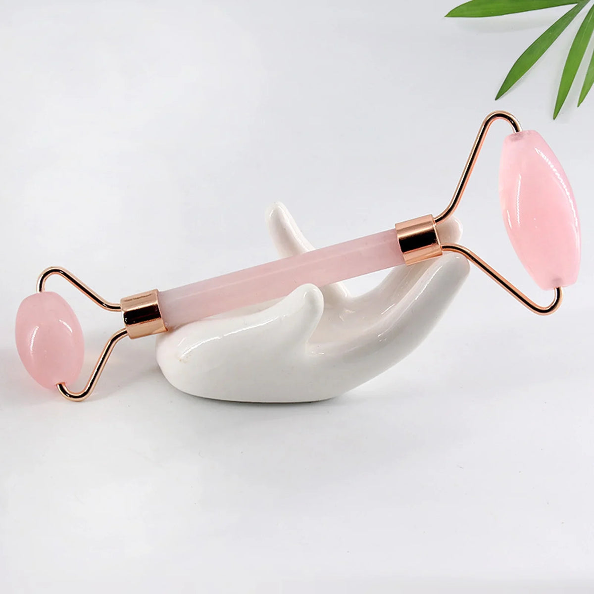 Tools, Facial Muscle Quartz Face Skin and Roller Gua Relieve Roller, Body Beauty Fine Rose Massager Face, Care and Roller, for Lines Relaxing Neck, Eyes, Sha Jade Wrinkles