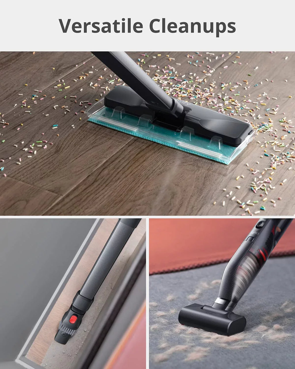 Cleaner, H30 Infinity, Cordless Handheld 80AW, Anker 16kPa Versatile eufy Strong Suction Attachments Power, Vacuum HomeVac