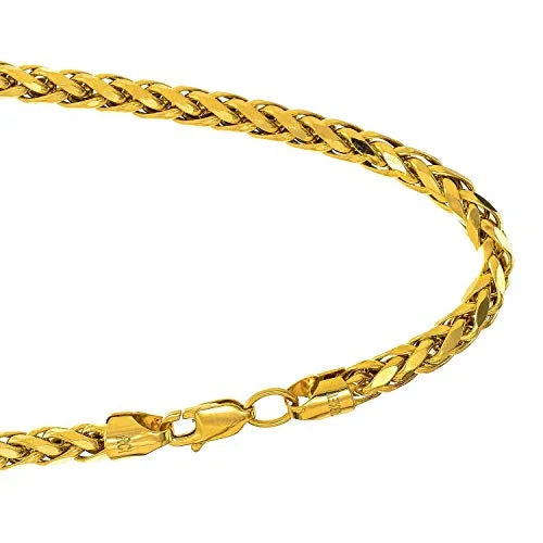 Yellow JewelStop 14k 4.1mm Inches, 8 Diamond-Cut Lite Lobster Bracelet, Franco Semi-Solid Claw- 5.6gr. Gold