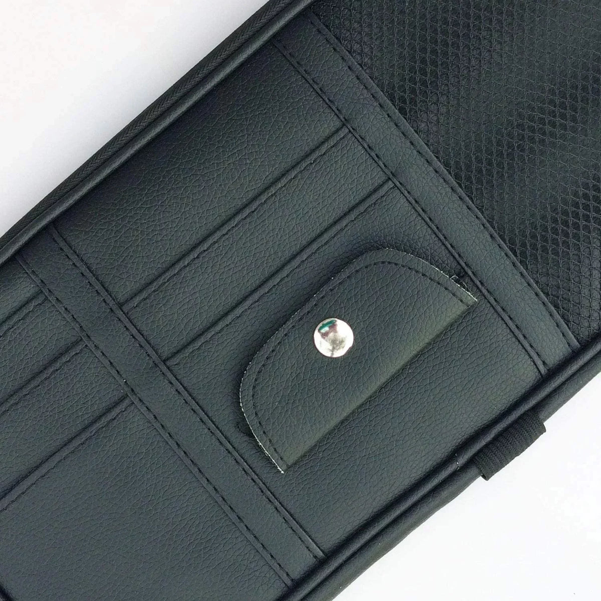 Auto Car Net Pocket Holder with by Storage Da Visor Visor Interior Organizer Visor Pouch and Sun Accessories Multi-Pocket Car Truck Car Zippers(Black)