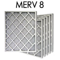 23.375x29.375x.75 6PK MERV Size Filter 8 | Pleated - 24x30x1 atmospheric Actual