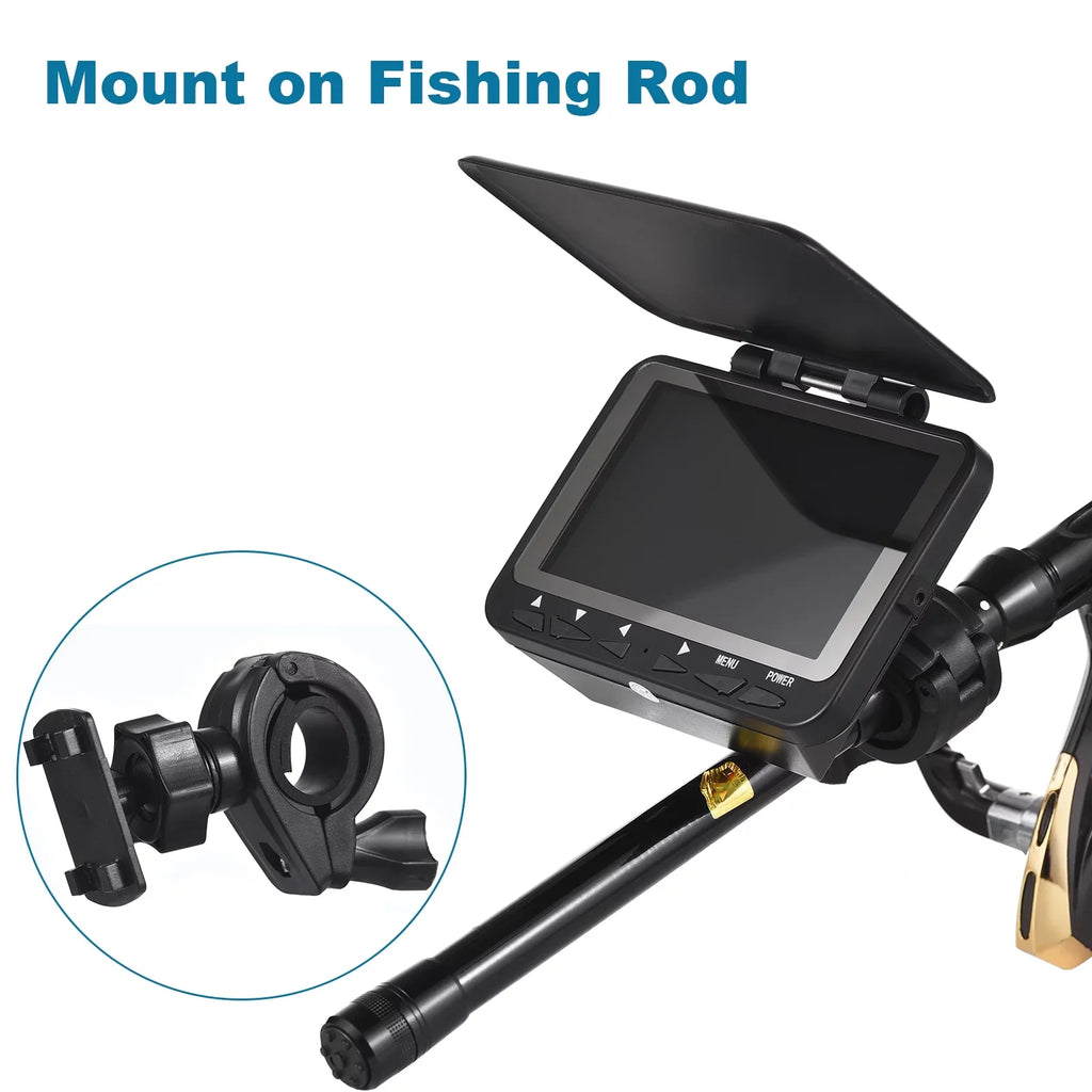 1200TVL Camera LCD LED for Fish Ice Lixada Finder IR 8PCS Boat Vision Night Fishing Underwater 15M/30M Fishing