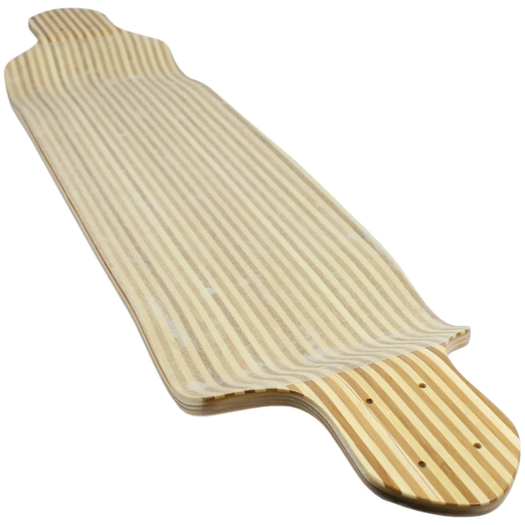 10" 60' Clear x and Grip Longboard Diamond Roll Skateboard Black