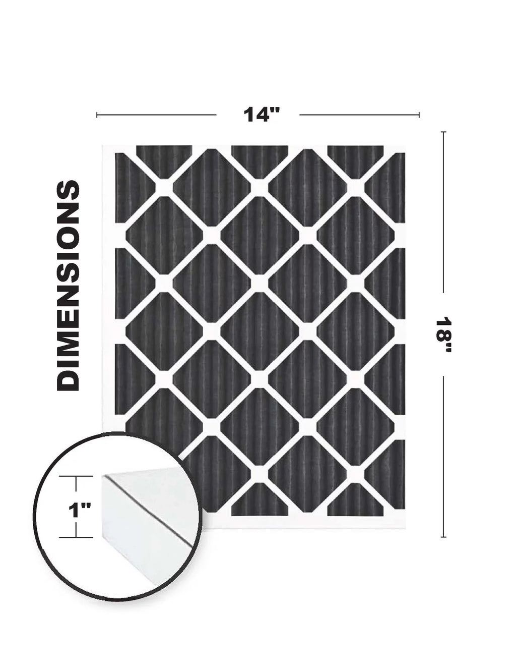 oxygen Carbon Pack) (4 Eliminating Accumulair 14x18x1 MERV 10 Filter Odor