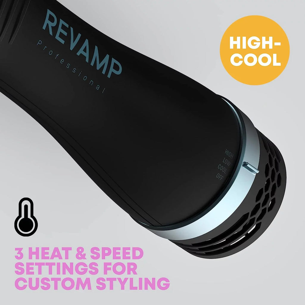 9’ for – & for Oils Revamp Hot Dryer & Styler Blow Progloss Ceramic Wet Dry Styling Progloss Infused Perfect Hair Auto-Off Shine – Swivel Volume with Barrel Cord or Brush Dry Frizz-Free – Shine oxygen