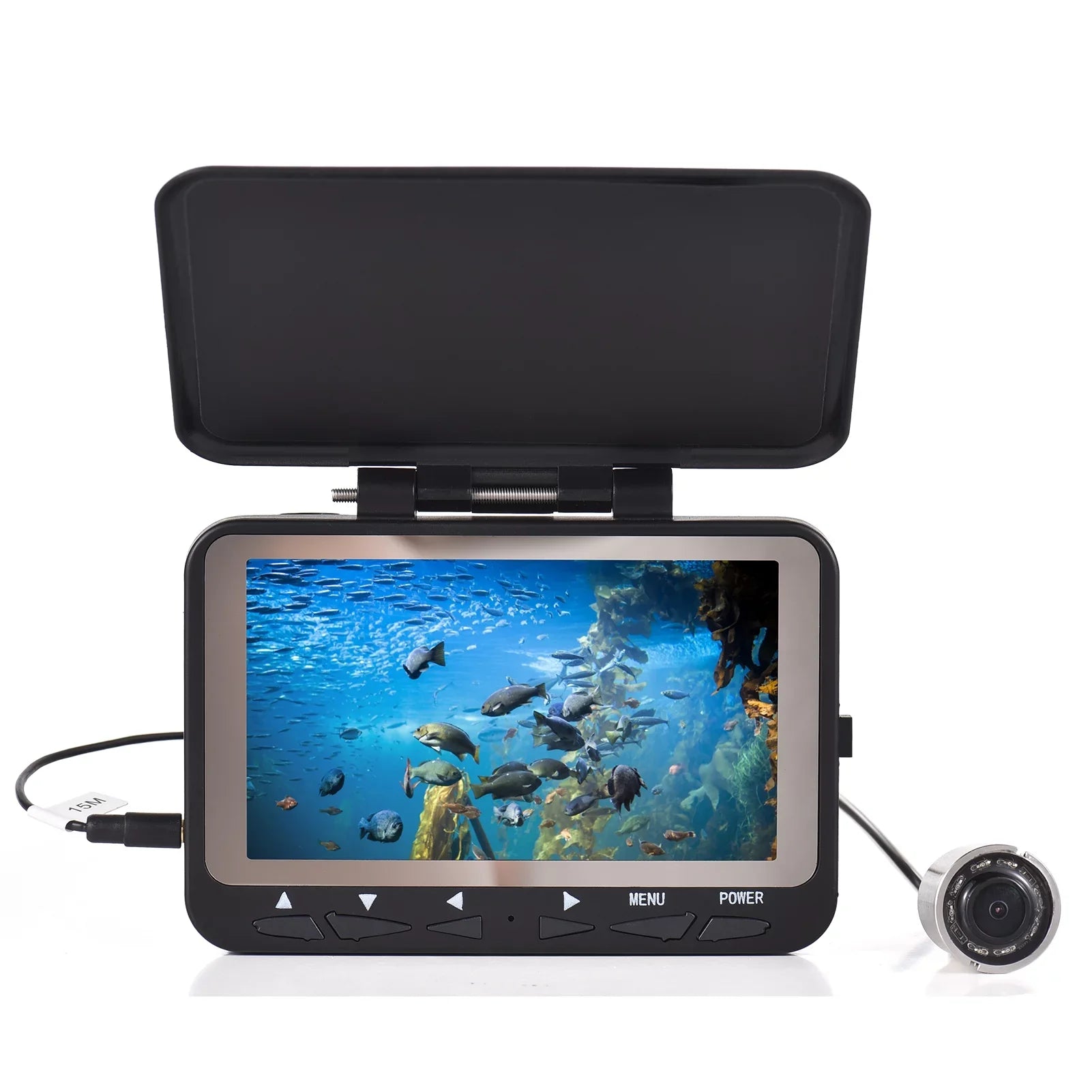 1200TVL Camera LCD LED for Fish Ice Lixada Finder IR 8PCS Boat Vision Night Fishing Underwater 15M/30M Fishing