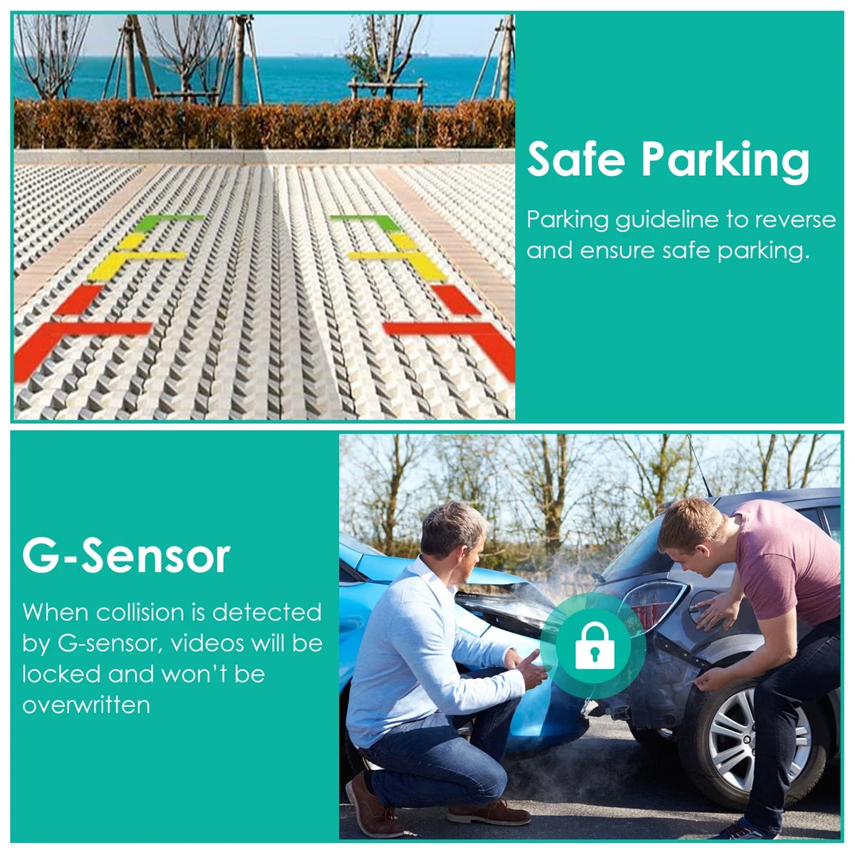 iMounTEK Car G-Sensor GPS Video 140° Car Angle Monitor Dash Parking Night HD 2K DVR Recorder Recording Dashcam Vision Loop Full with Cam