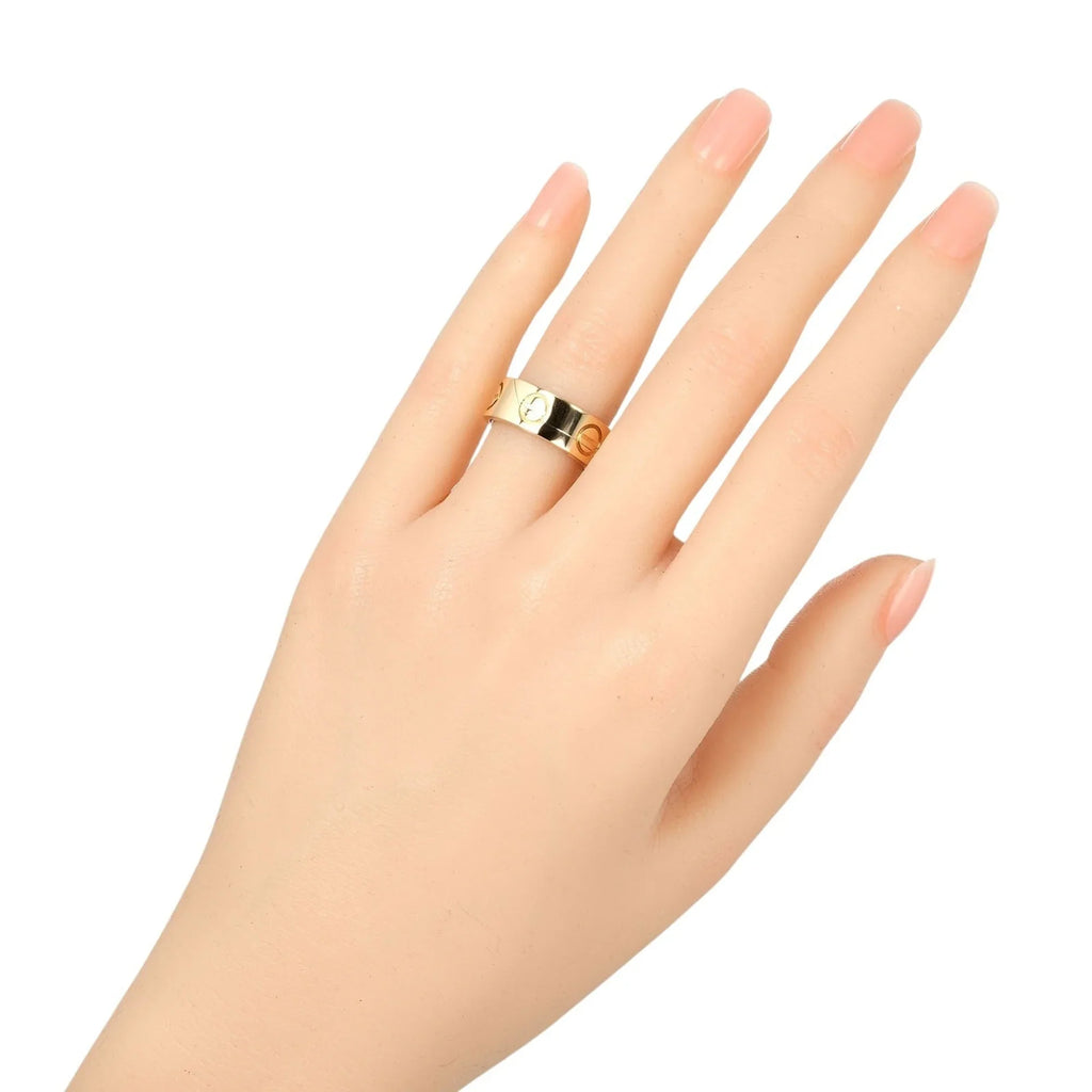 Cartier (Good) gold, Love YG yellow size approx. Pre-Owned ring, Astro K18 9 11.68g I132124018