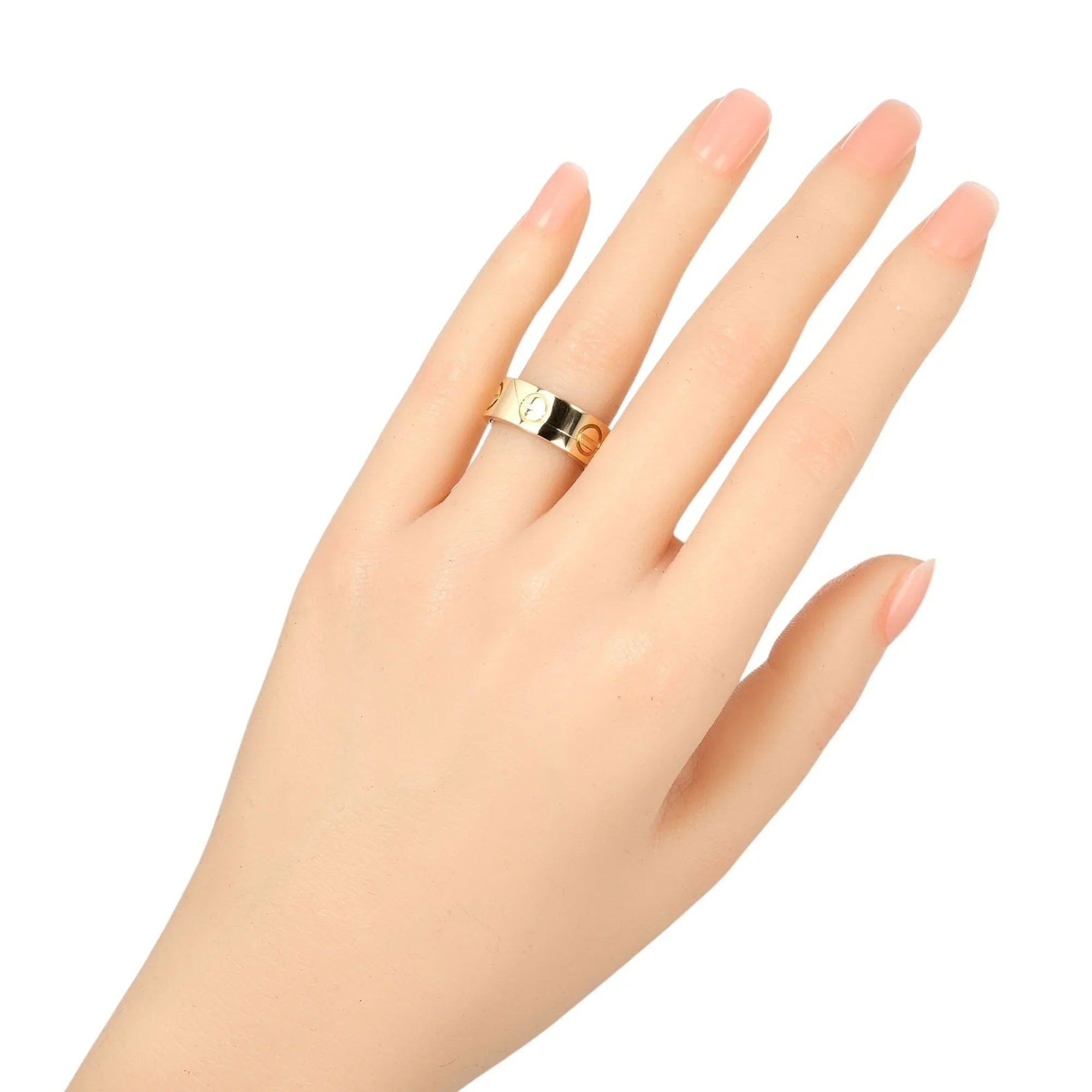Cartier (Good) gold, Love YG yellow size approx. Pre-Owned ring, Astro K18 9 11.68g I132124018
