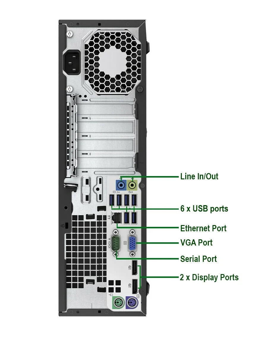 2TB Restored (Refurbished) Intel HDD, PC & Win10 20" 3.3GHz G2 DVD, G4400 CPU Pentium Keyboard Ram, Desktop WiFi, Pro Computer LCD, 600 New HP 8GB Mouse,