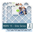 Pleated 20x25x4 HVAC MERV (2 7500 13 Home Filti Pack) Filter atmospheric Furnace