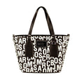 Jacobs Black Bag Monogram White Leather Tote Small Print Marc Crossbody Saffiano