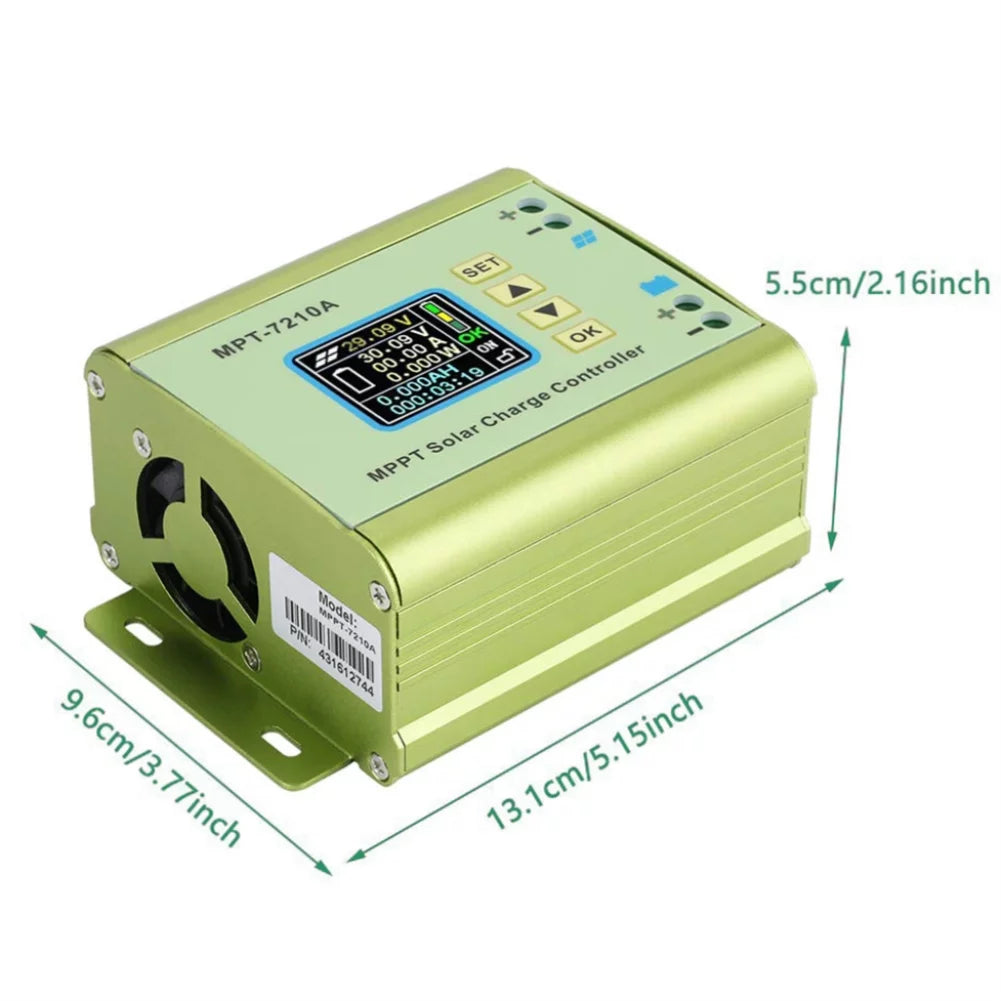 24 Numerical Battery Boost Module Mppt Controller, Ammeter to Control V 72 Voltmeter Solar V Charger