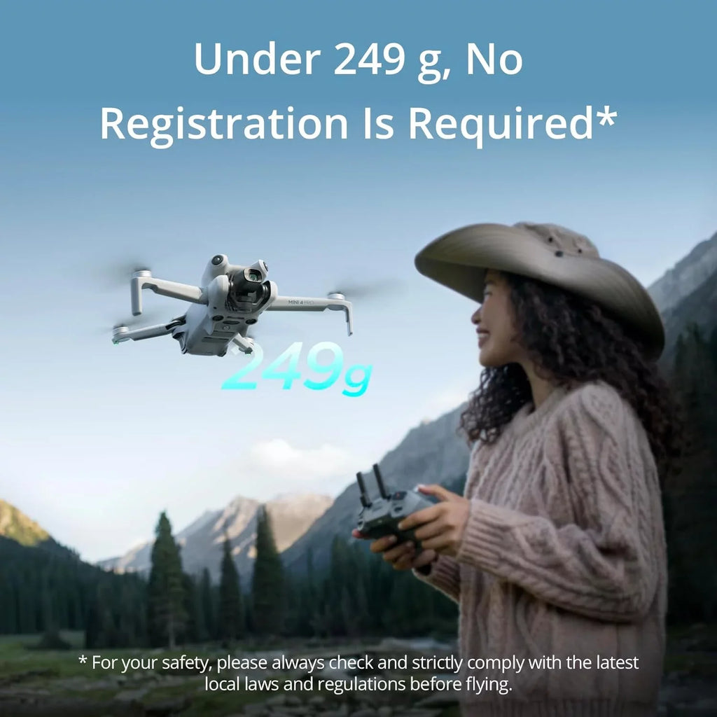 with 4K Warranty Drone Accessories & RC Bundle Fly Batteries 2 CPS Pro HDR (With More Year DJI 249g, Under Omnidirectional 4 Video, Remote Combo, 3 with Screen) Mini Sensing, 3 Folding Extended
