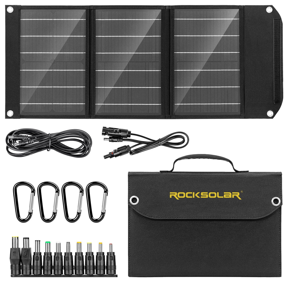 Panel with 30W Station Generator a Solar Power movable 200W Kit Solar Foldable ROCKSOLAR Ready